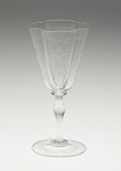 Wine Glass, Austria, 19th century. Creator: J.& L. Lobmeyr.