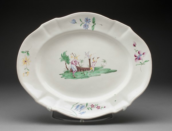 Platter, Strasbourg, c. 1770. Creator: Joseph Hannong.