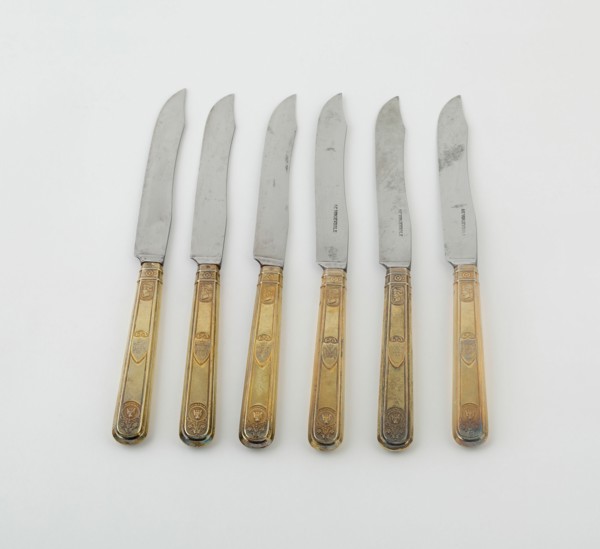 Set of Dinner Knives (10), Paris, 1789/1820. Creators: Martin-Guillaume Biennais, Pierre-Benoît Lorillon.