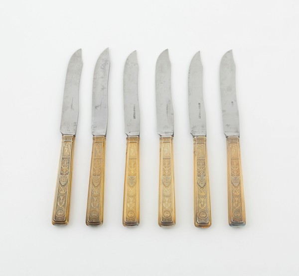 Dessert Knives (2), Paris, 1789/1820. Creators: Martin-Guillaume Biennais, Pierre-Benoît Lorillon.