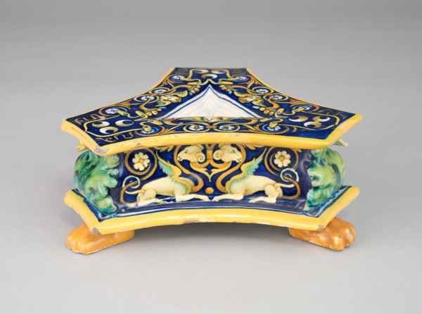 Salt Cellar, Urbino, c. 1530. Creator: Francesco Xanto Avelli.