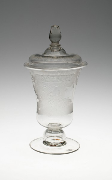 Birth Glass, Netherlands, c. 1750. Creator: Unknown.