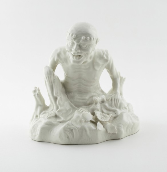 Seated Figure, Saint-Cloud, 1725/30. Creator: Saint-Cloud Porcelain Manufactory.