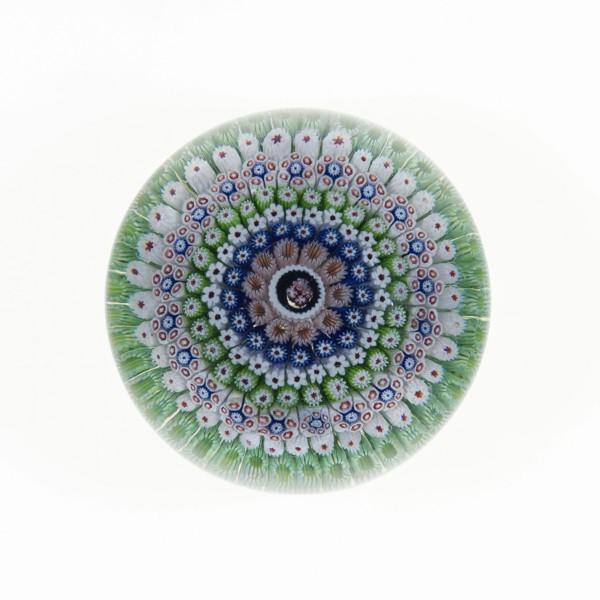 Paperweight, France, c. 1845/60. Creator: Saint-Louis Glassworks.