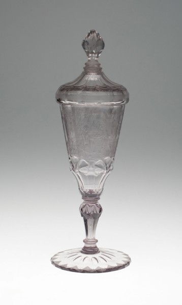 Goblet with Cover, Silesia, c. 1750. Creator: Christopher Gottfried Schneider.