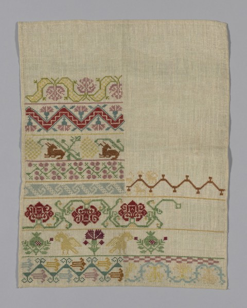 Sampler, England, 1775/1825. Creator: Unknown.