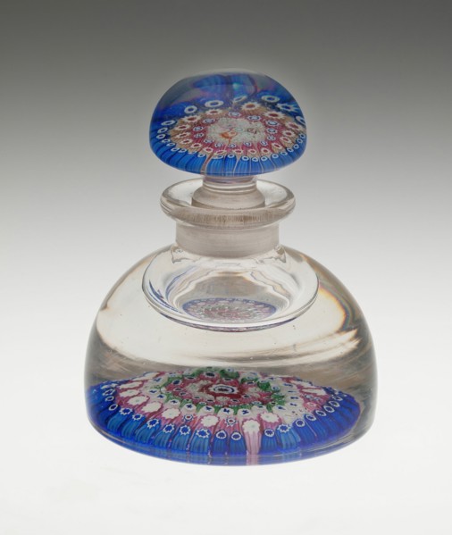 Inkwell, London, 1848. Creator: Whitefriars Glass Works.