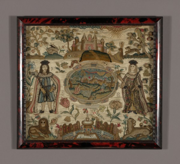 Needlework, England, 1698. Creator: Unknown.