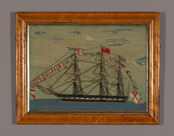 Picture (Needlework), England, 1825/75. Creator: Unknown.