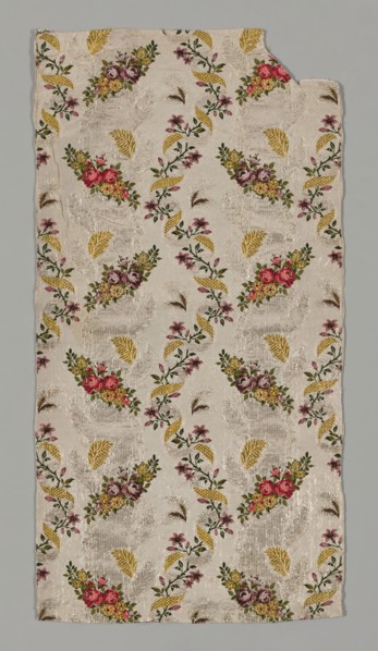 Panel from a Skirt, Spitalfields, c. 1753/55. Creator: Unknown.