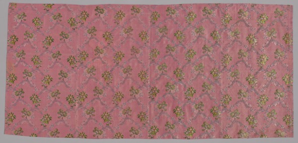 Four Lengths of Woven Silk, France, 1760s. Creator: Unknown.