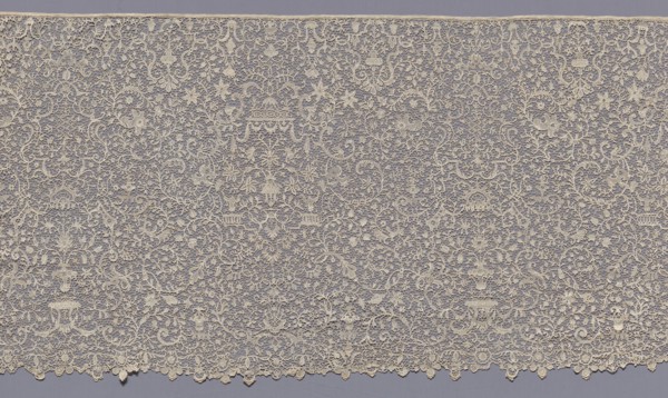 Flounce, France, c. 1700. Creator: Unknown.