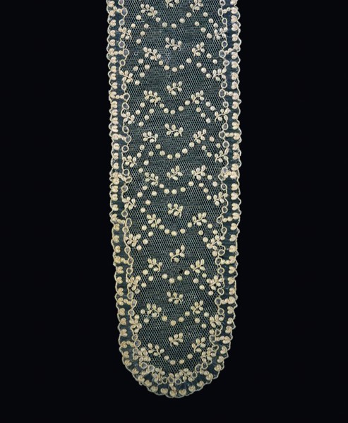Pair of Lappets (Joined), France, 1875/1900. Creator: Unknown.