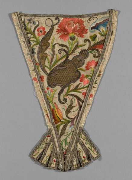 Stomacher, France, 18th century. Creator: Unknown.