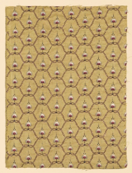 Panel (Dress Fabric), France, 1775/80. Creator: Unknown.