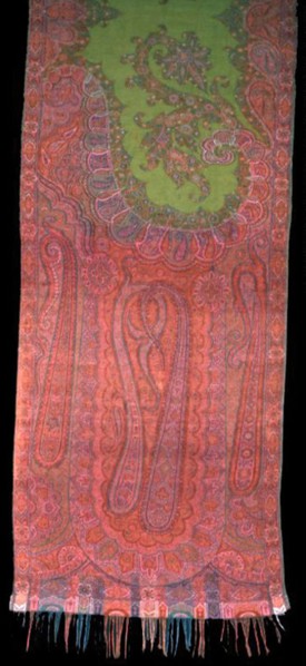 Burnoose, Narrow Shawl, or Scarf, France, c. 1862. Creator: Unknown.