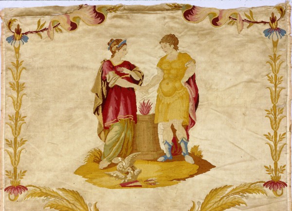 Panel Showing Scenes from the Life of Alexander the Great (356-323 B.C.), France, 1775/1825. Creator: Unknown.
