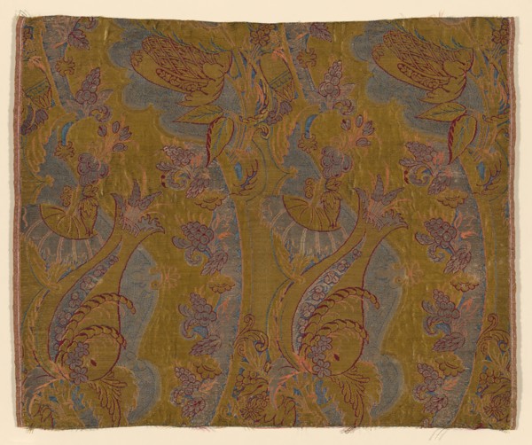 Panel (Dress Fabric), France, c. 1711. Creator: Unknown.