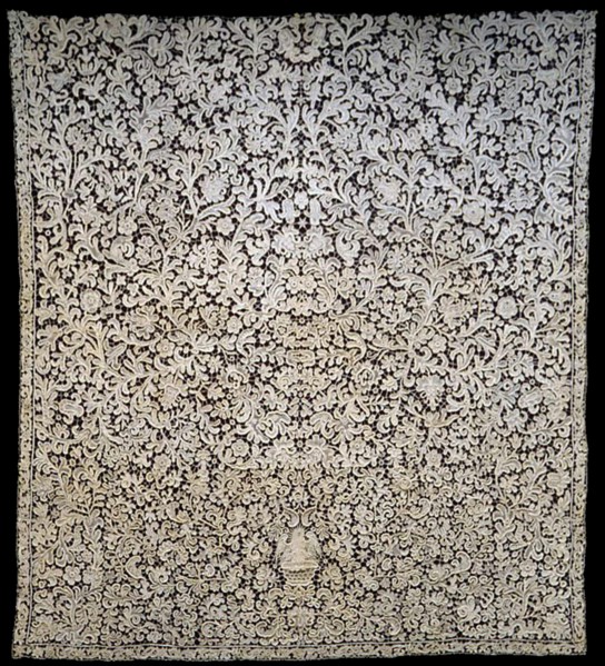 Bedcover or Hanging, Italy, 1701/25. Creator: Unknown.