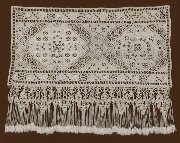 Border, Italy, 1601/25 (macramé edge: c. 1600). Creator: Unknown.
