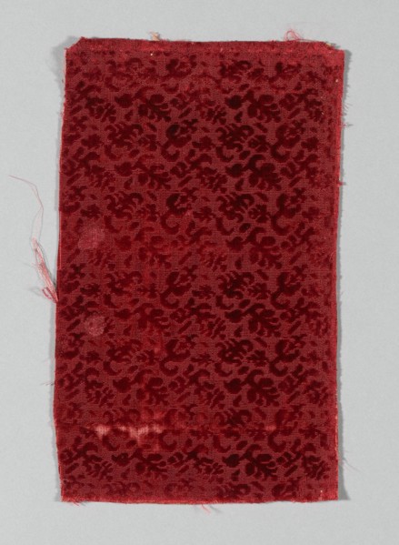Fragment (Dress Fabric), Italy, 1601/50. Creator: Unknown.