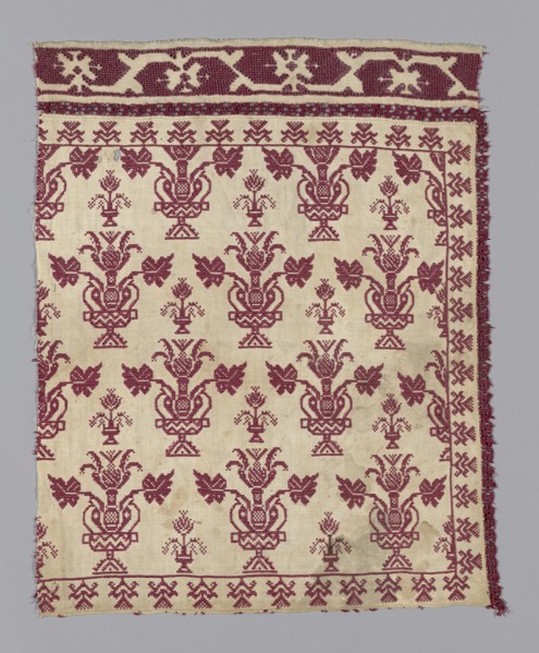 Pillow Cover (Incomplete), Italy, 1601/50. Creator: Unknown.