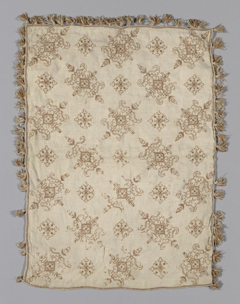Pillowcase, Italy, 17th century. Creator: Unknown.