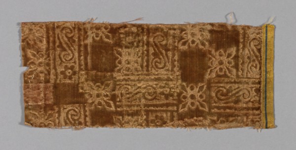 Fragment (Dress Fabric), Italy, 17th century. Creator: Unknown.