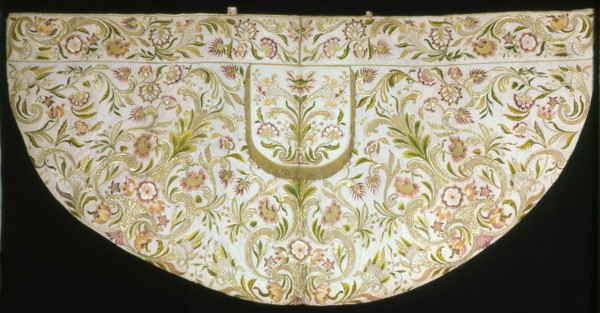 Cope with Orphrey Band, Hood and Remnants of a Morse, Italy, 1775/1800. Creator: Unknown.