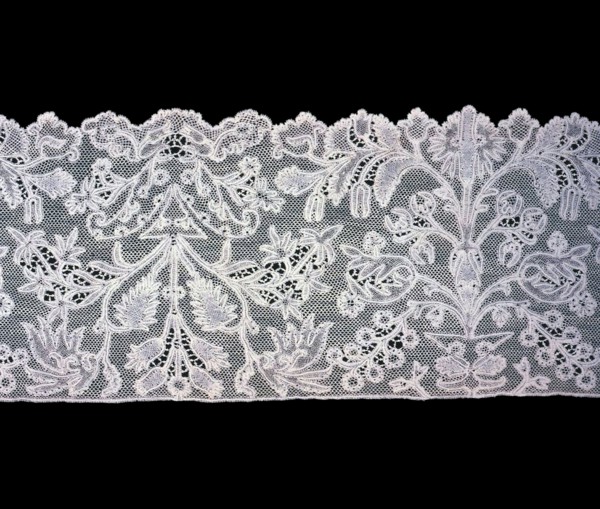 Flounce, Italy, 1775/1800. Creator: Unknown.