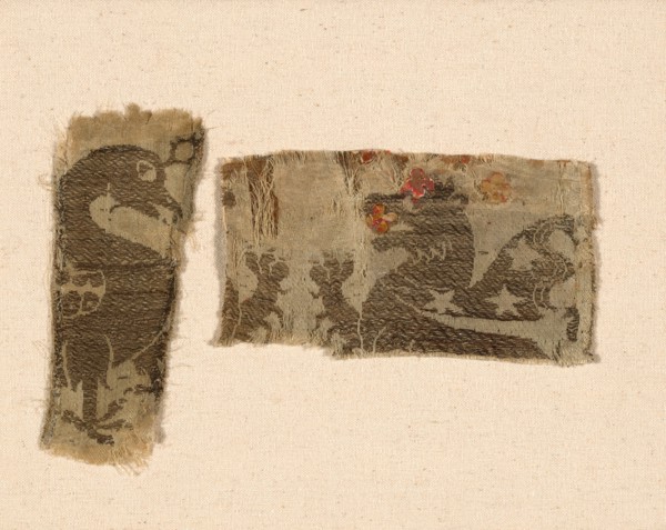 Two Fragments, Italy, 1350/1400. Creator: Unknown.