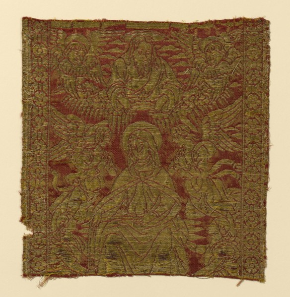 Fragment (From an Orphrey Band), Florence, 15th century. Creator: Unknown.
