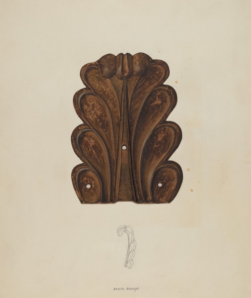 Ornament, 1935/1942. Creator: Erwin Stenzel.