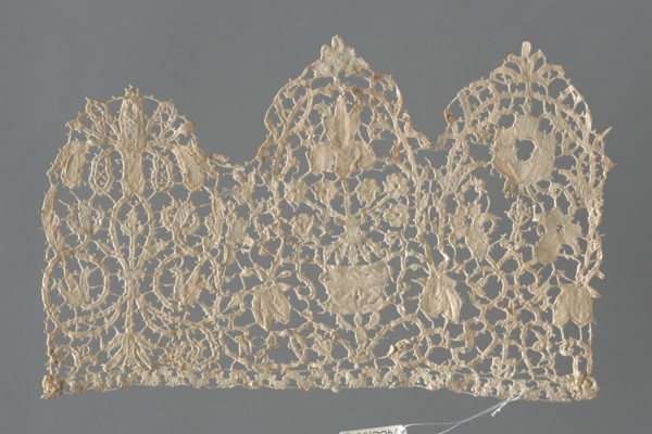 Fragment (Border), Venice, 1630s. Creator: Unknown.