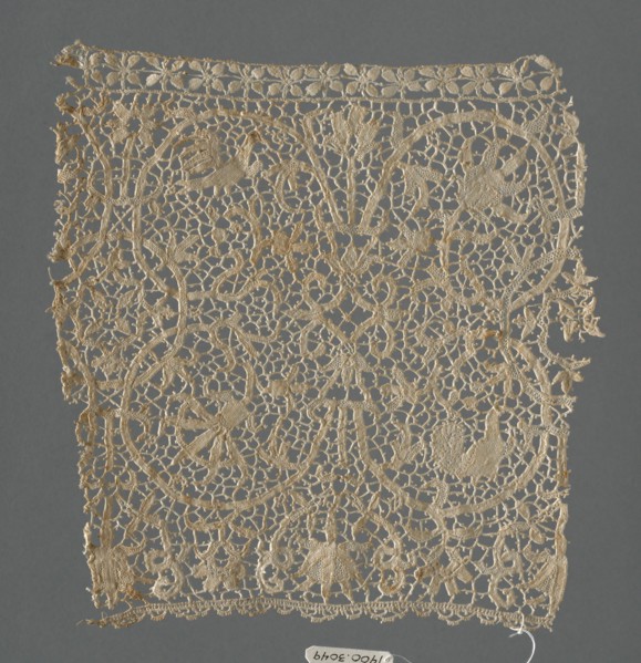 Border (Fragment), Venice, 1625/50. Creator: Unknown.