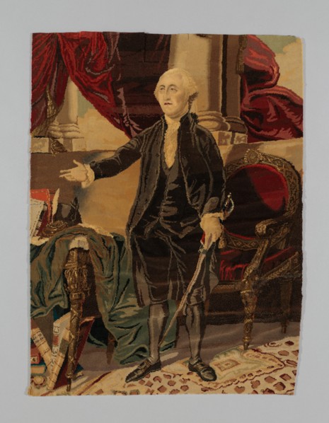 Portrait of George Washington, England, c. 1860. Creators: George Washington, John Crossley & Sons.