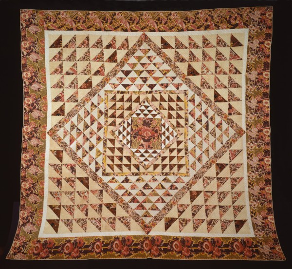 Bedcover, United States, 1820/50. Creator: Unknown.