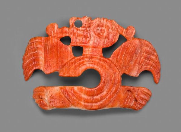 Nose Ornament in the Form of an Long-Nosed Saurian with C-shaped Body, A.D. 800/1200. Creator: Unknown.