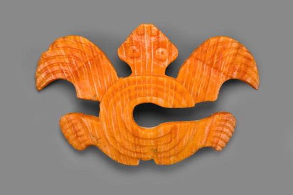 Nose Ornament in the Form of a Turtle with C-shaped Body, A.D. 800/1200. Creator: Unknown.