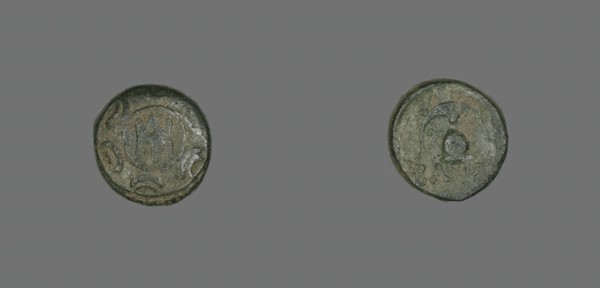 Coin Depicting a Shield, 239-229 BCE, issued by King Demetrius II. Creator: Unknown.