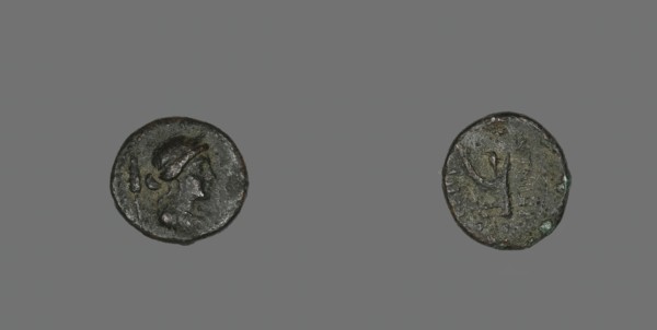Hexas (Coin) Depicting the Goddess Demeter, after 241 BCE. Creator: Unknown.
