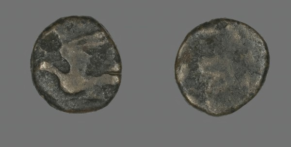 Coin Depicting a Dove, late 3rd-early 2nd century BCE. Creator: Unknown.