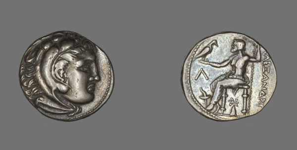 Tetradrachm (Coin) Portraying Alexander the Great, 336-323 BCE. Creator: Unknown.
