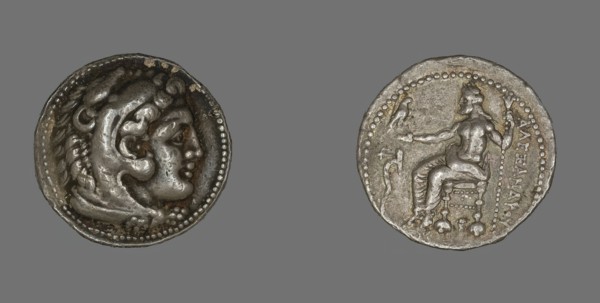 Tetradrachm (Coin) Portraying Alexander the Great, 336-323 BCE. Creator: Unknown.