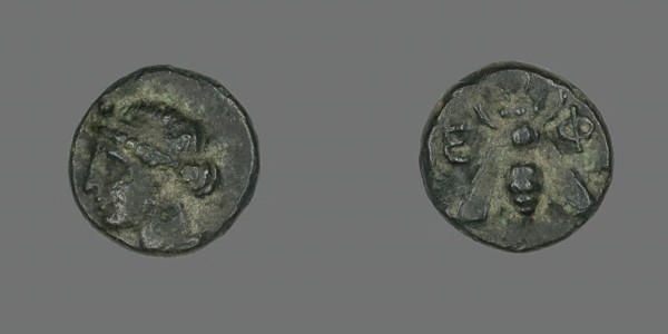 Coin Depicting the Goddess Artemis, 258-202 BCE. Creator: Unknown.
