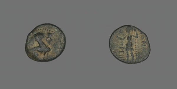 Coin Depicting a Sphinx, 31 BCE-476 CE. Creator: Unknown.