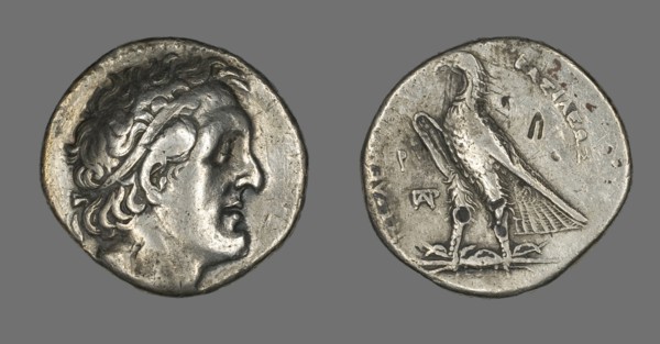 Tetradrachm (Coin) Portraying Ptolemy I Soter, 305-284 BCE and later. Creator: Unknown.
