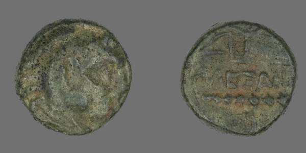 Coin Depicting the Hero Herakles, 336-323 BCE. Creator: Unknown.