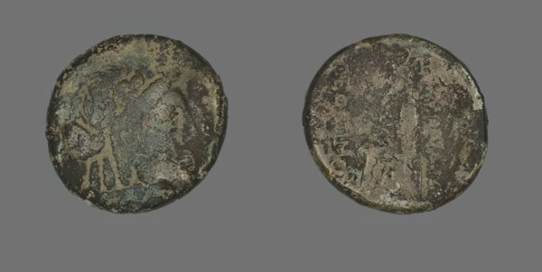 Coin Depicting the God Apollo, 2nd century BCE. Creator: Unknown.
