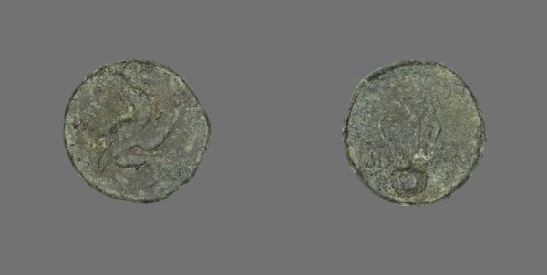 Coin Depicting a Griffin, 4th-1st century BCE. Creator: Unknown.